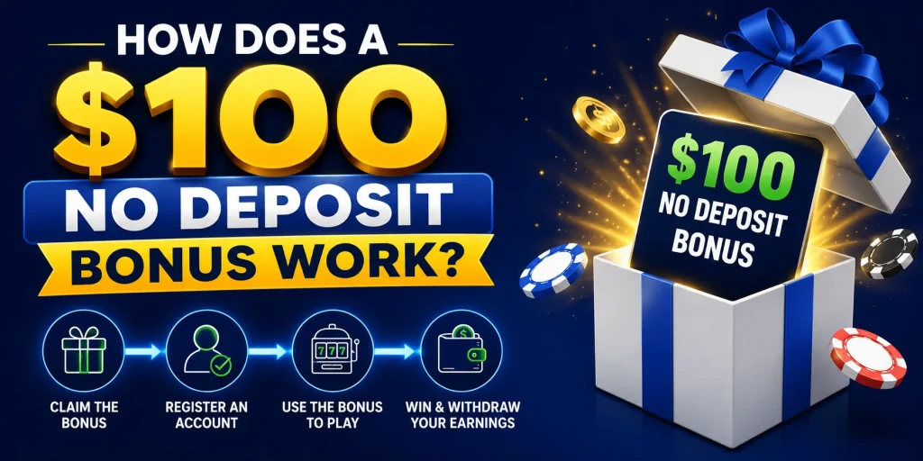 $100 No Deposit Bonus